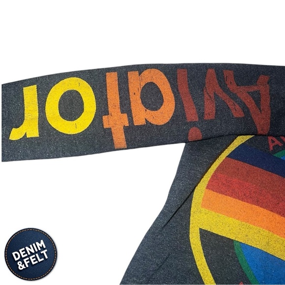 Aviator Nation Unisex Kids/Toddlers Logo Venice CA Crewneck Sweatshirt | EUC!🌈 - Picture 4 of 8